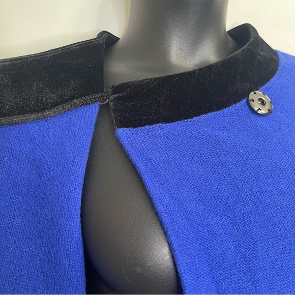 JM Collection Asymmetrical Wool Top Size XL - Picture 4 of 5